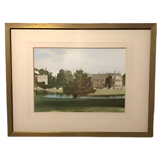 Antique Castle Lithograph
