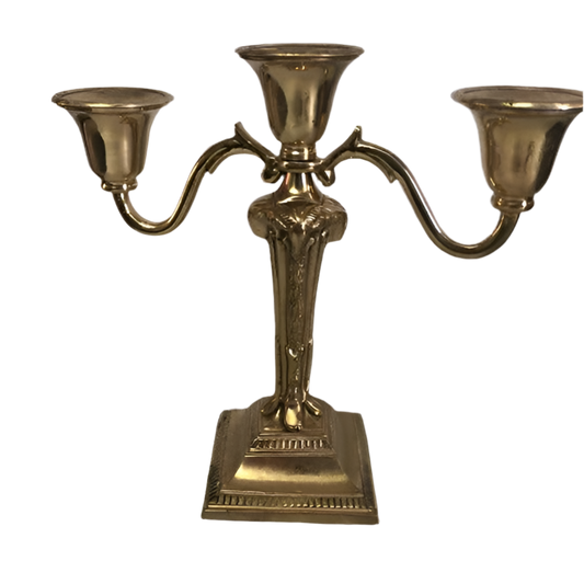 Vintage Ram Face Figure Candle Holder