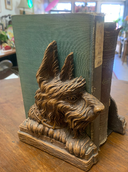 Vintage Bookends Scottish Dog Terrier - Set of Two