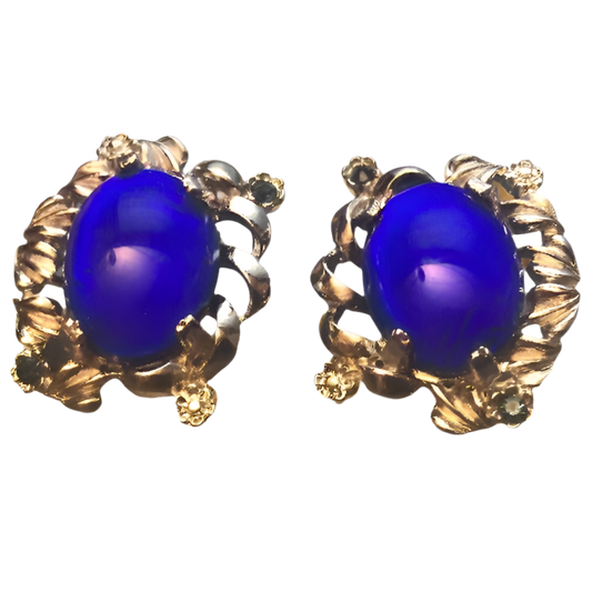 Vintage Judy Lee Clip-On Earrings