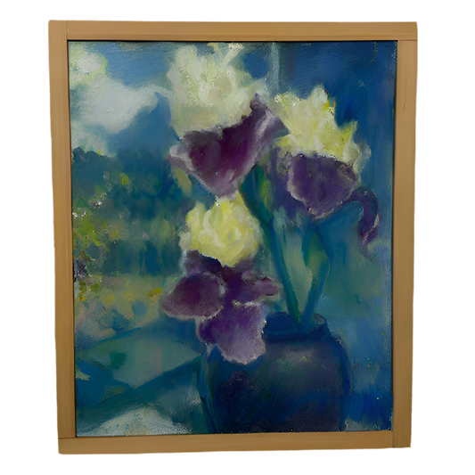 Iris Oil Painting