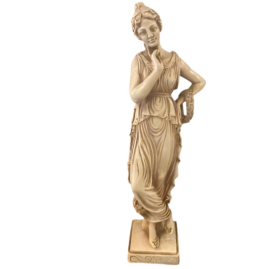Vintage Greek Goddess Sculpture