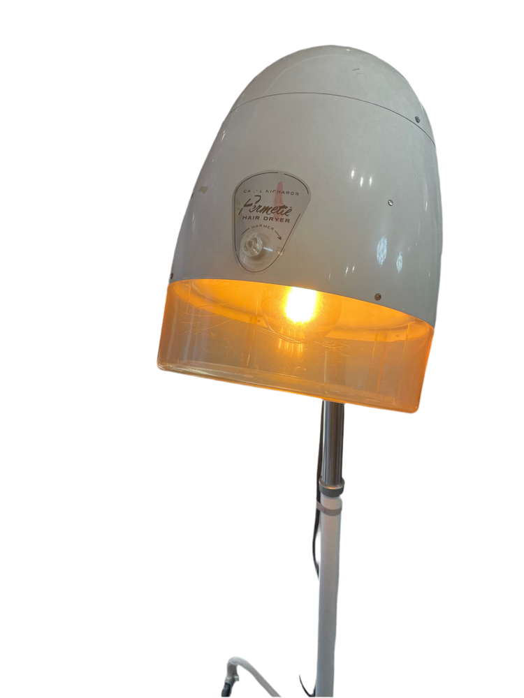 Vintage Permette Salon Hair Dryer Floor Lamp