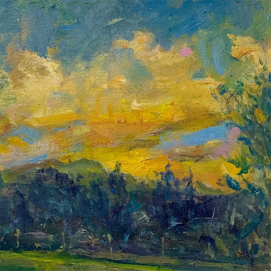 Sundown Oil Painting
