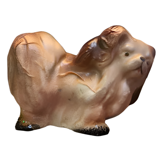Vintage Pekingese Ceramic Dog