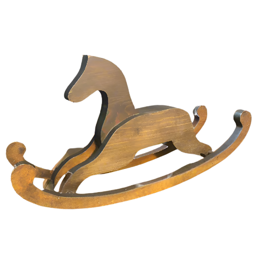 Vintage Wood Rocking Horse