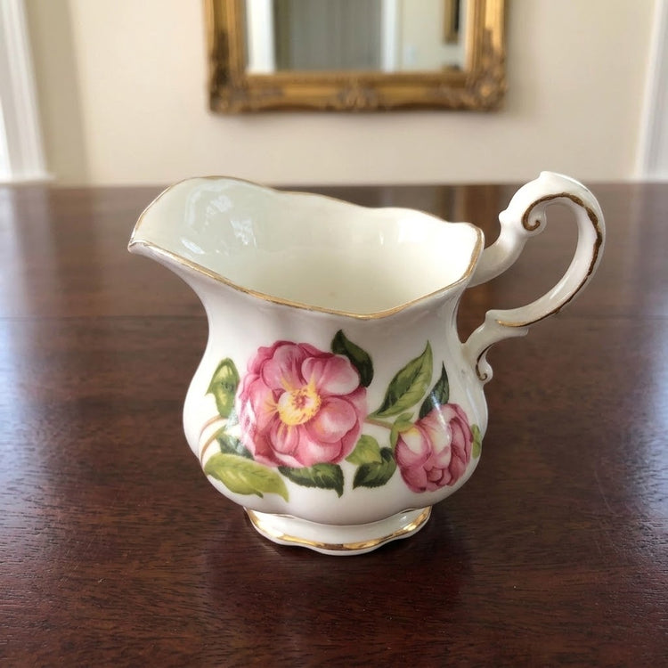Vintage Paragon Tapestry Rose Bone China Creamer